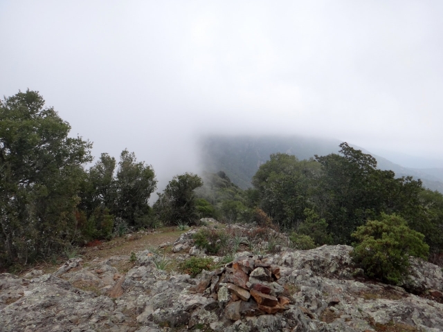 brouillard sur la crête du Capu di Linu