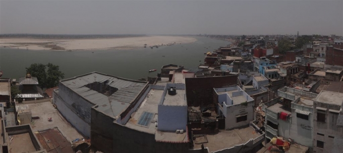 Vue sur la ville de Varanasi