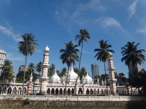 Masjid jamek, la plus vieille mosquées de Kuala Lumpur