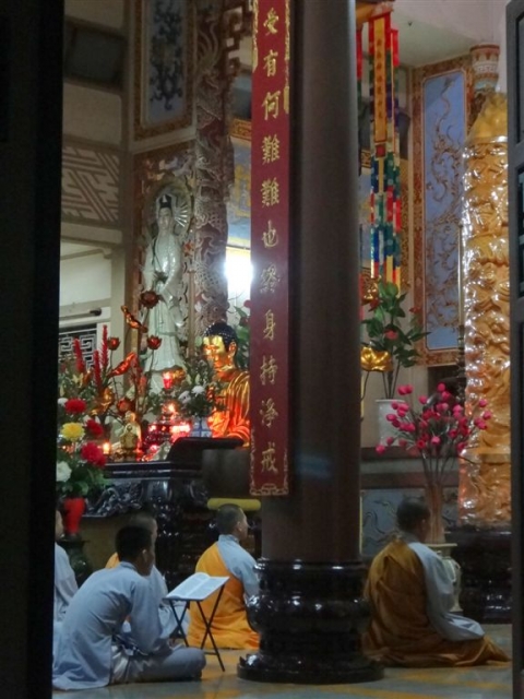 Prière bouddhiste
