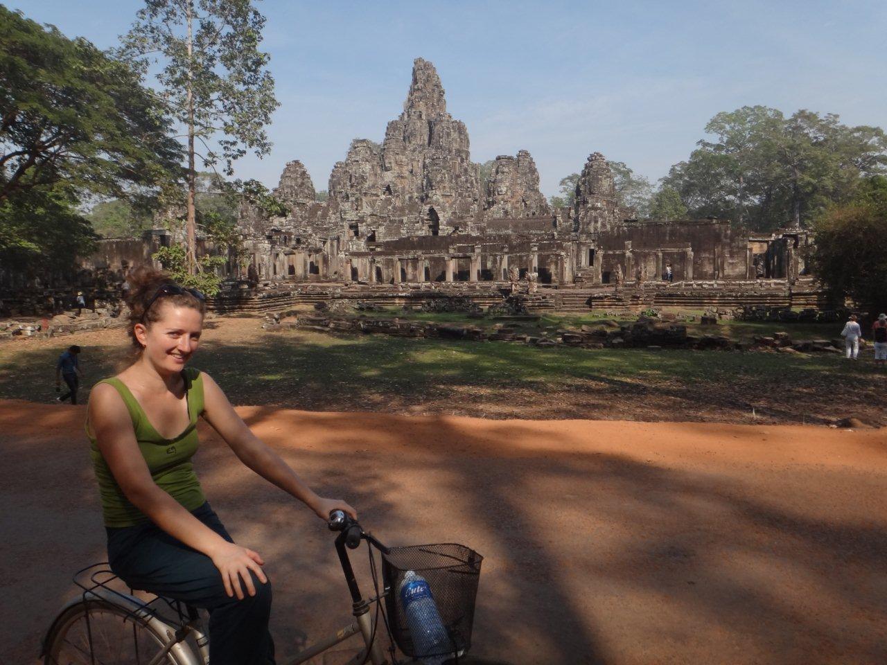 Temple Bayon dans Angkor Thom