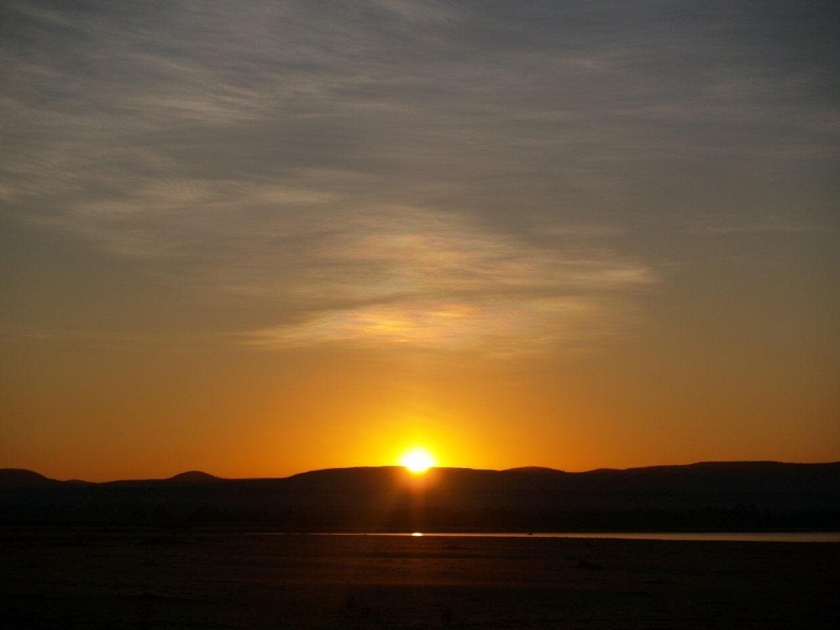 coucher de soleil sur la tsiribihina